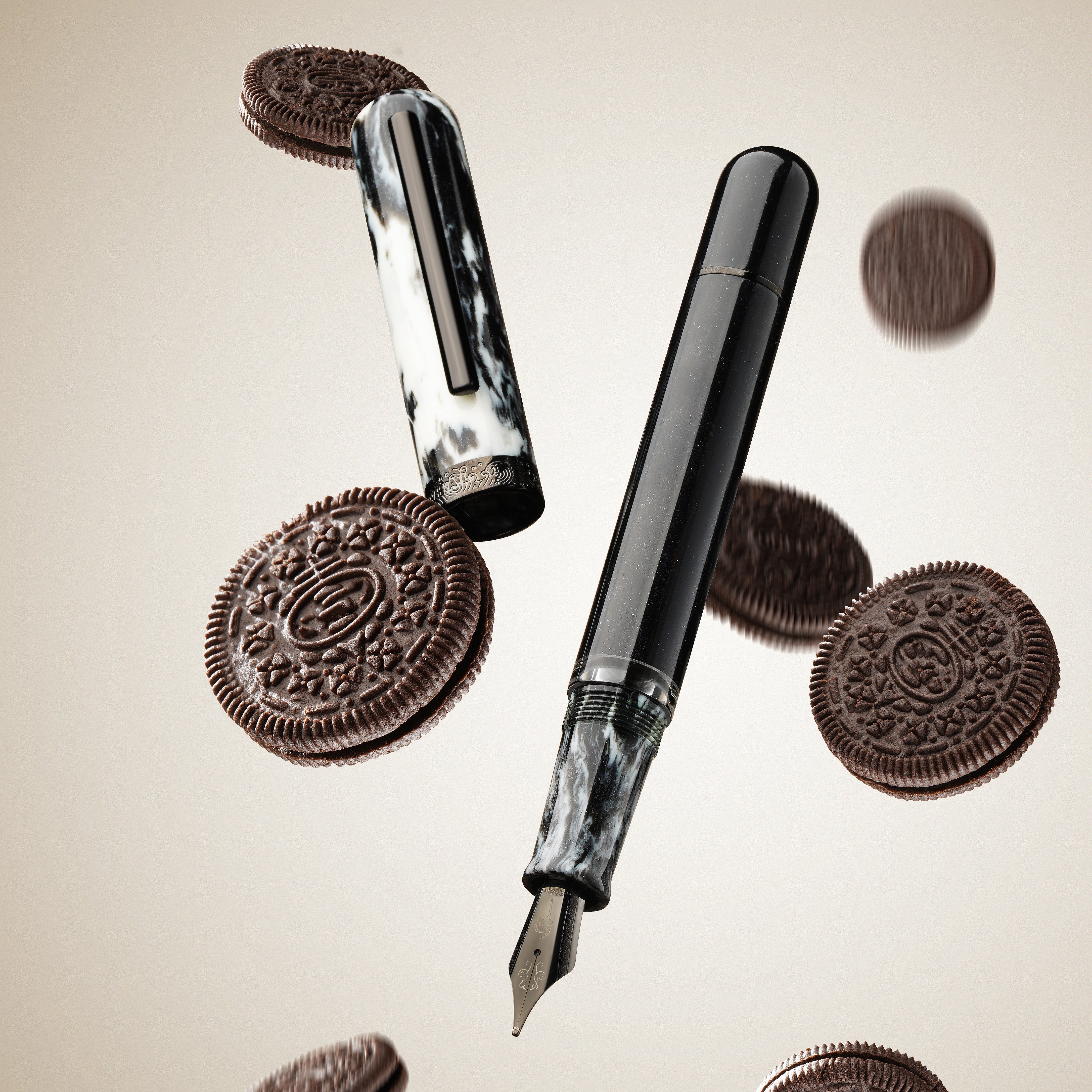 nahvalur Voyage クッキーアンドクリーム 中字 m Nahvalur Voyage Cookies and Cream Fountain pen - Vulpen / Fountain